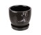 Brown Ceramic Face Planter Decorative Flower Pot Hand Painted Plant Holder Decor